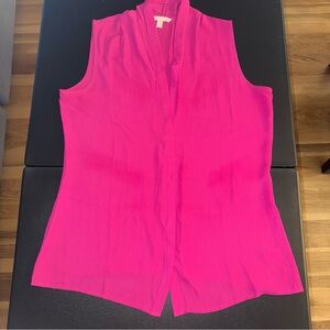 Banana Republic Fuchsia Sleeveless Blouse